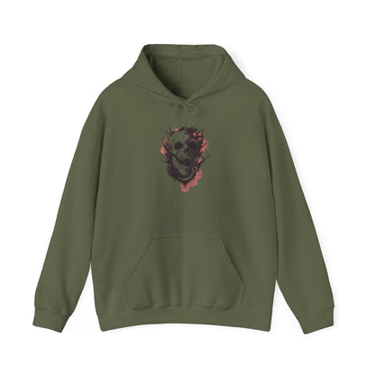 Creepy Skull in Tree Heavy Blend™ Hooded Sweatshirt