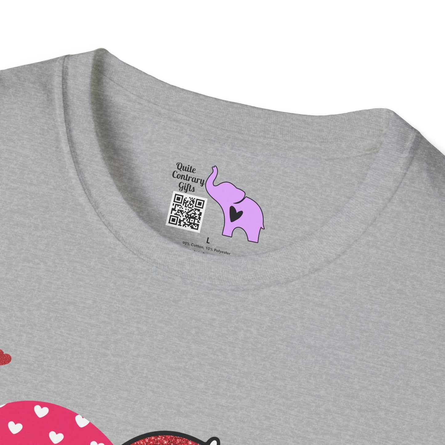 Valentines Hello Kitty Couple Adult T-shirt