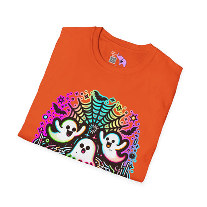 Neon Boo Adult T-shirt