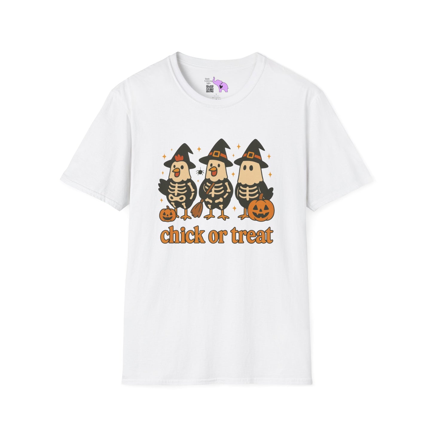 Chick or Treat (Skeleton Chicks) Adult T-shirt
