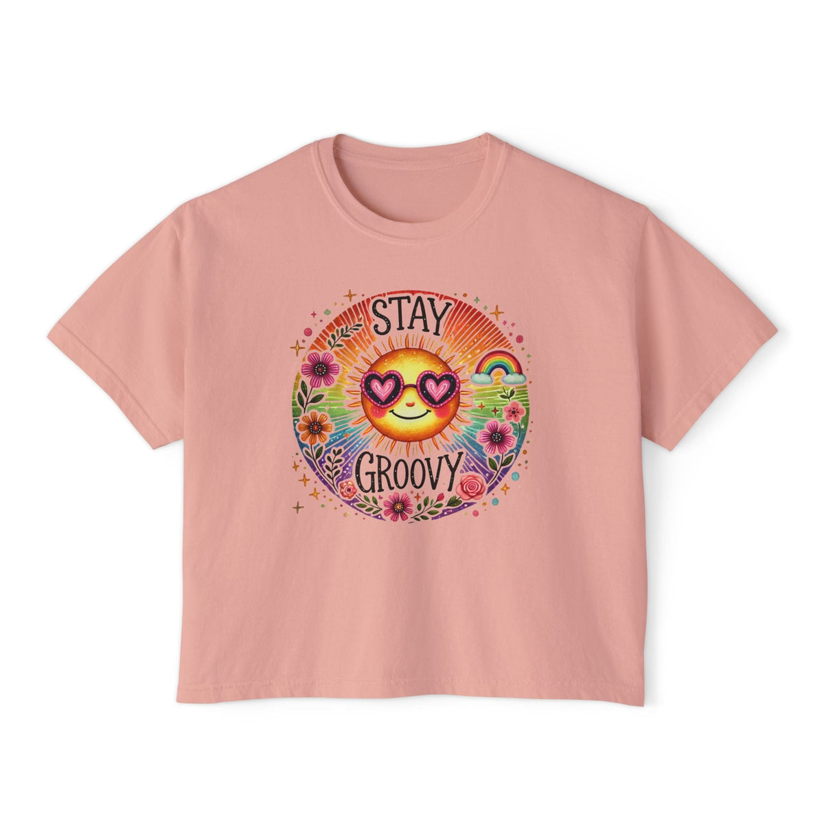 Stay Groovy Women's Boxy Tee
