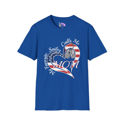 My Favorite Sailor Calls Me Mom Adult T-shirt
