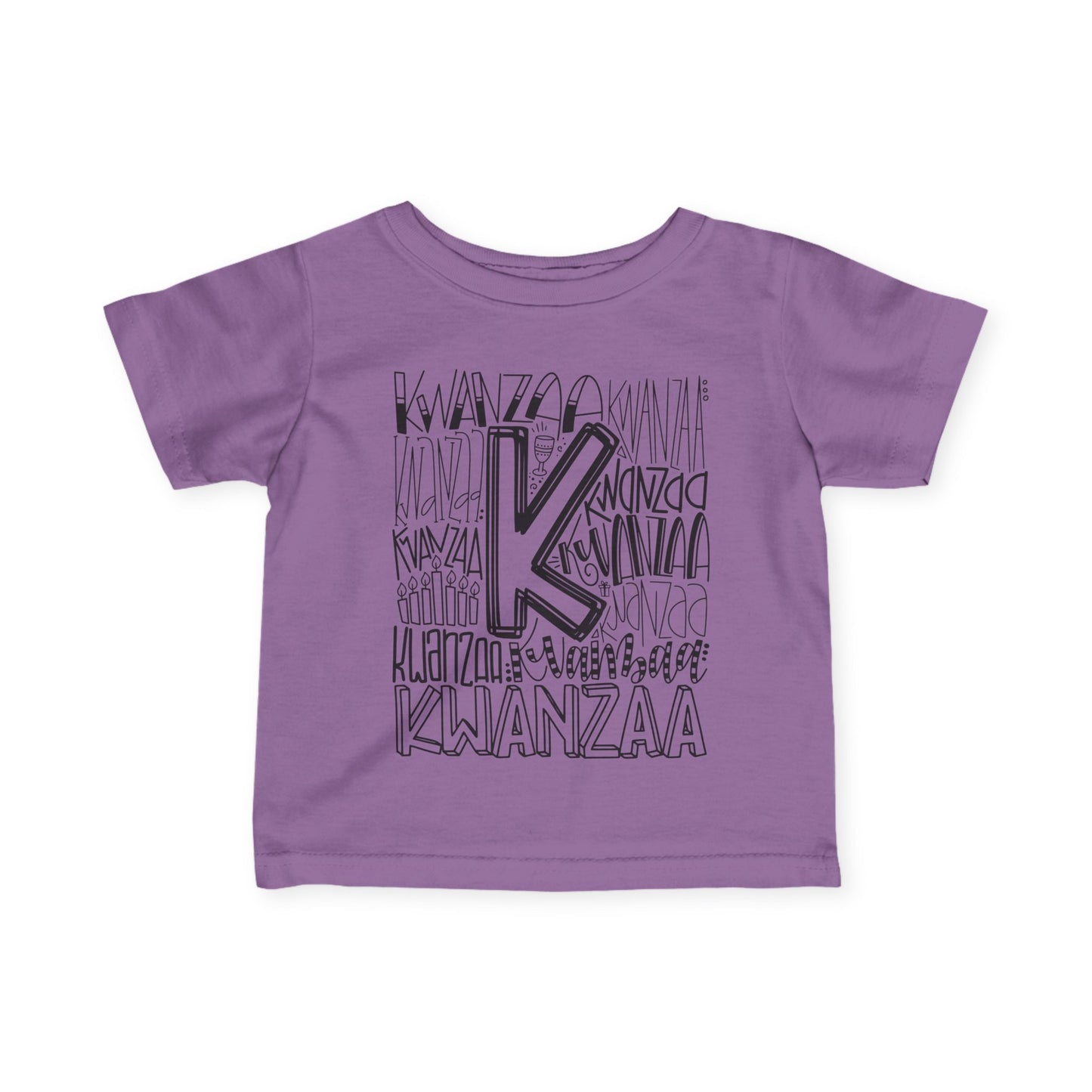 Kwanzaa Wordcloud Infant Soft T-Shirt