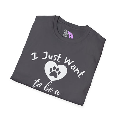 I Just Want To Be A Stay At Home Dog Dad Adult T-shirt