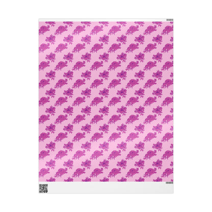 Bubblegum Bloom Peonies Wrapping Paper