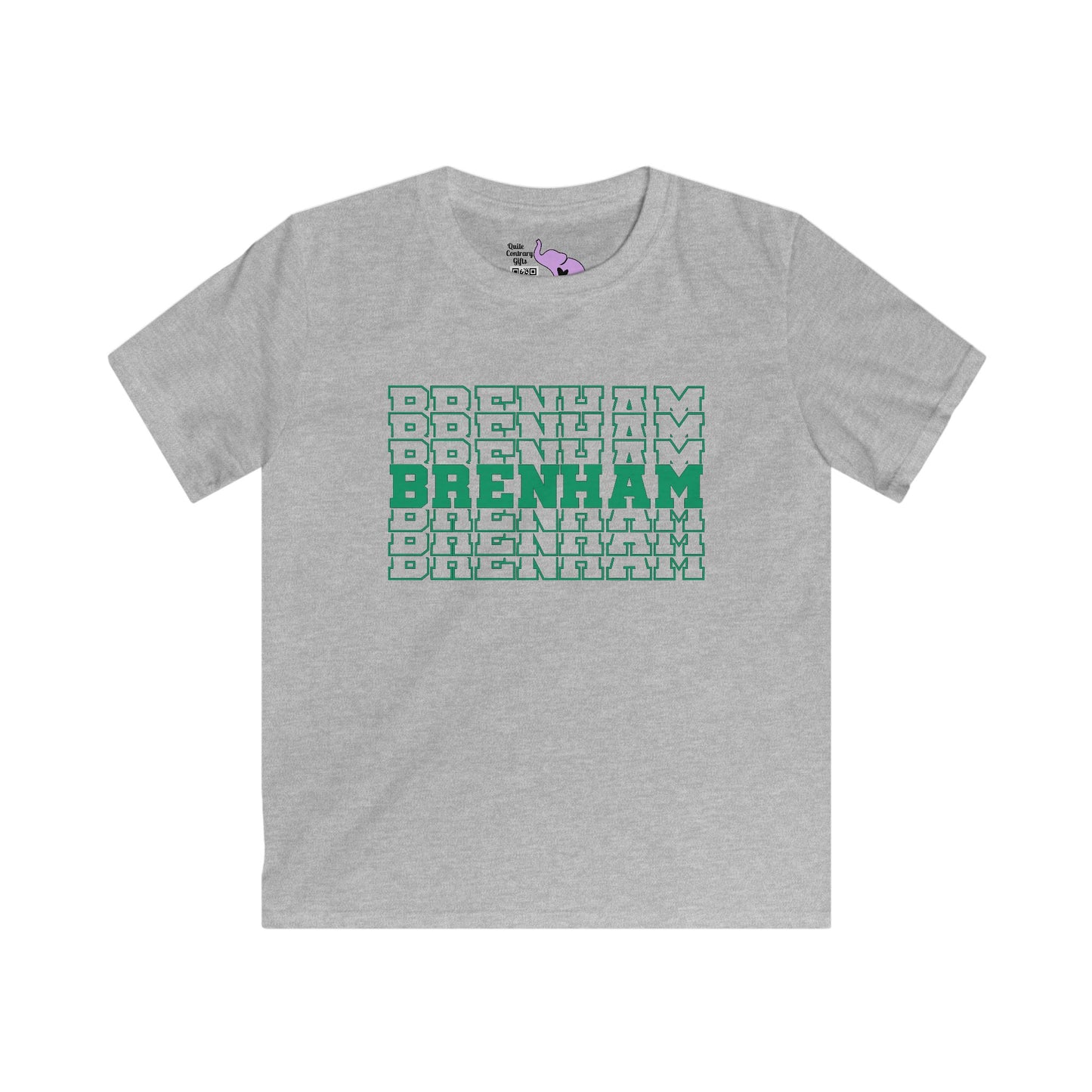 Brenham (Stacked) Youth Softstyle Tee