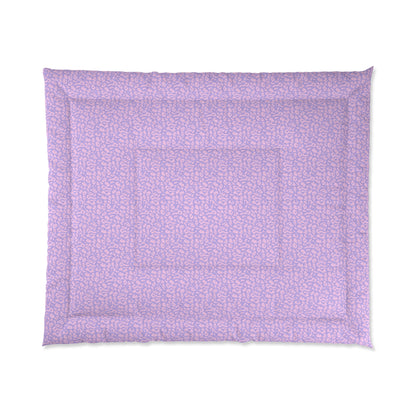 Cotton Candy Cheetah Print Comforter