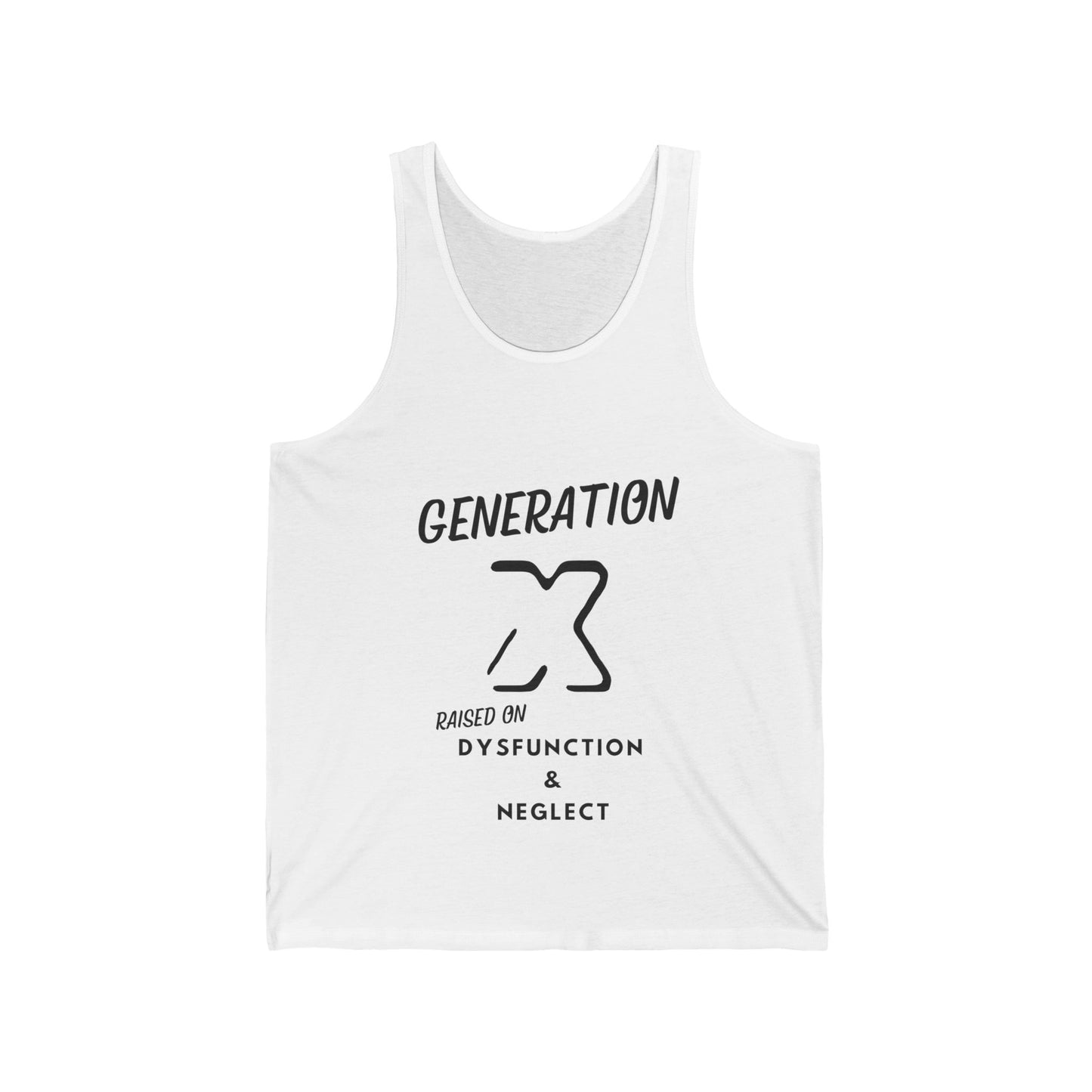 GenX Dysfunction and Neglect Adult Unisex Tank