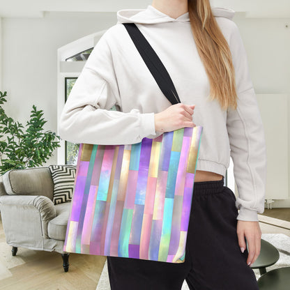 Enchanted Mosaic Canvas Tote Bag