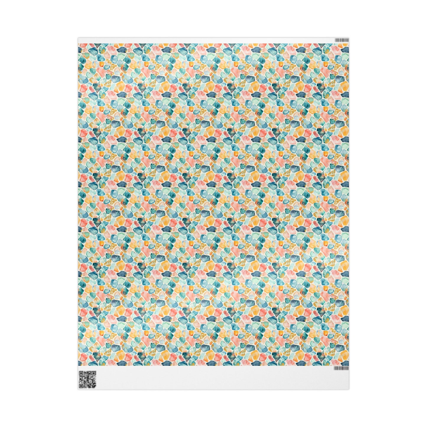 Ocean Pebble Drift  Wrapping Paper