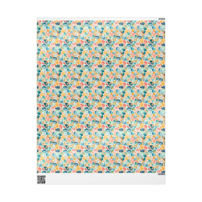 Ocean Pebble Drift  Wrapping Paper