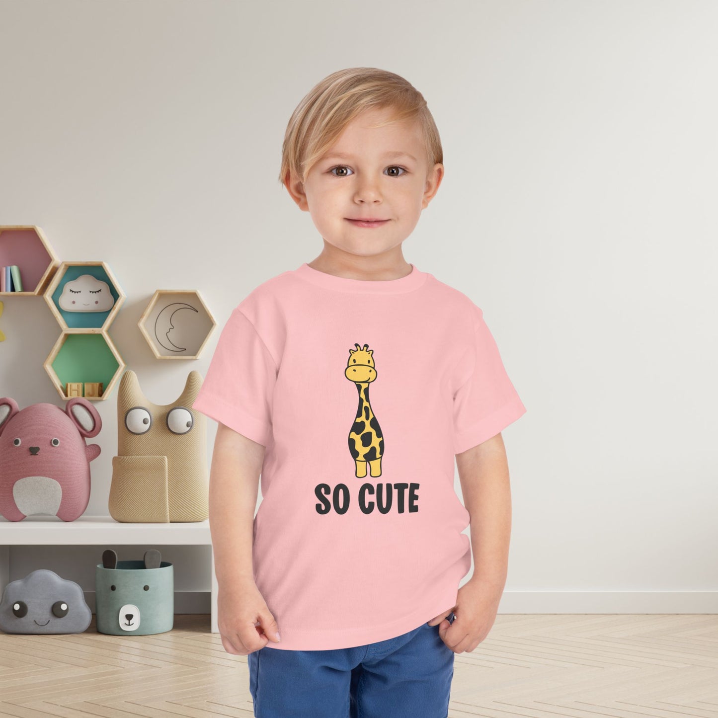 So Cute (Giraffe) Toddler Tee