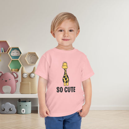 So Cute (Giraffe) Toddler Tee