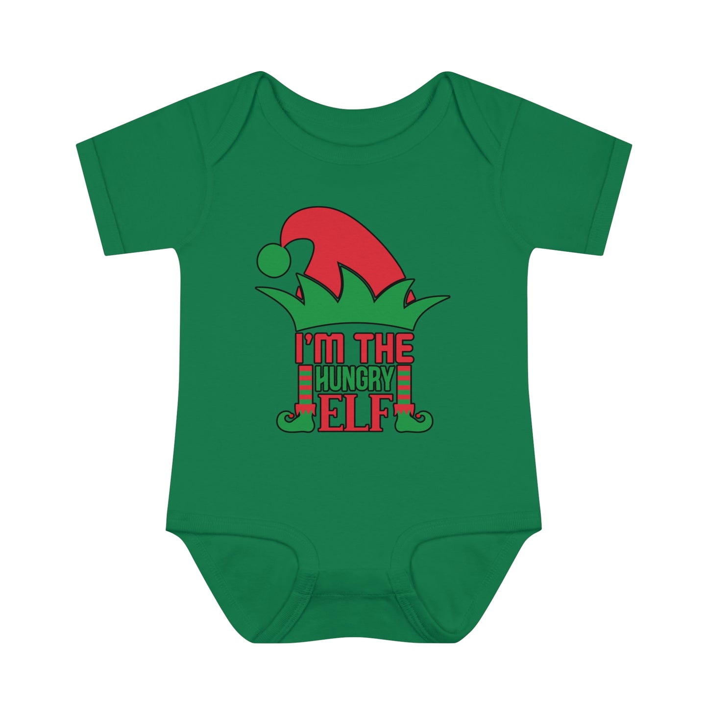 I'm The Hungry Elf Infant Baby Rib Bodysuit