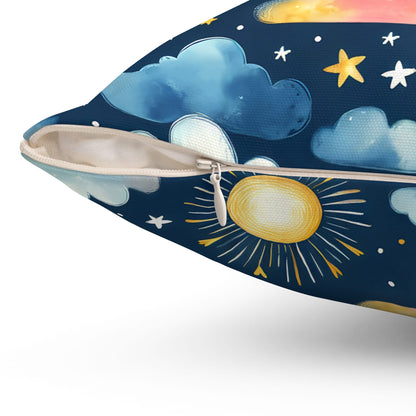 Night Sail Dreams Throw Pillow