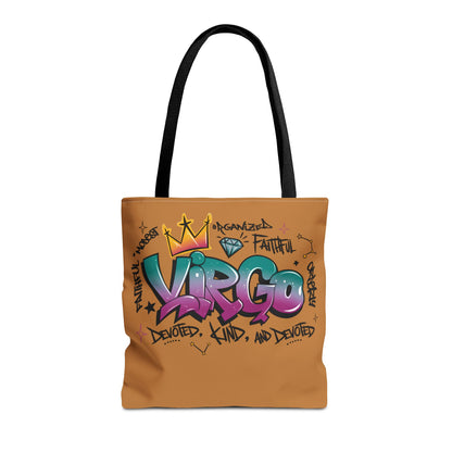 Virgo Street Art Canvas Tote Bag