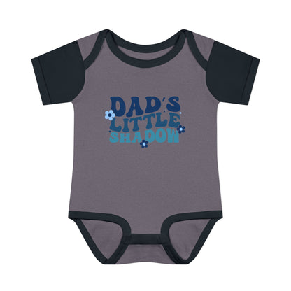Dad's Little Shadow Infant Baby Rib Bodysuit