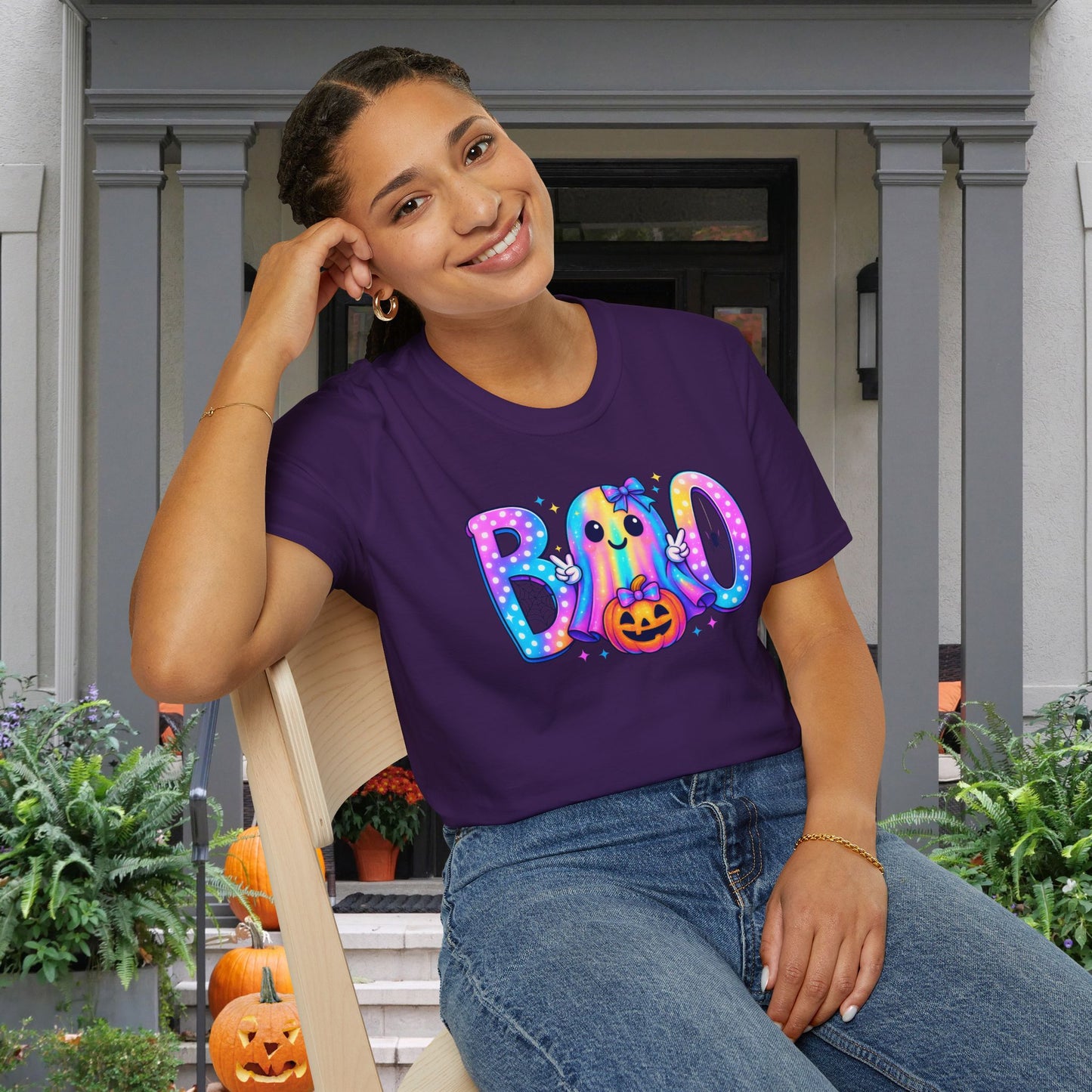 Pastel Boo Adult T-shirt