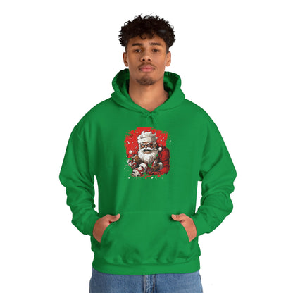 Angry Santa Adult Heavy Blend™ Hooded Sweatshirt