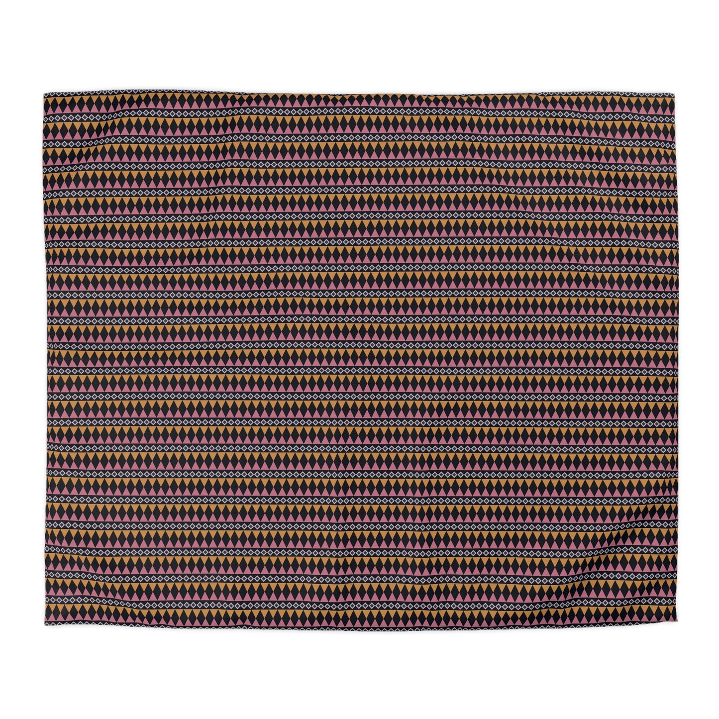 Midnight Clay Cairn Stripes Duvet Bedding Set