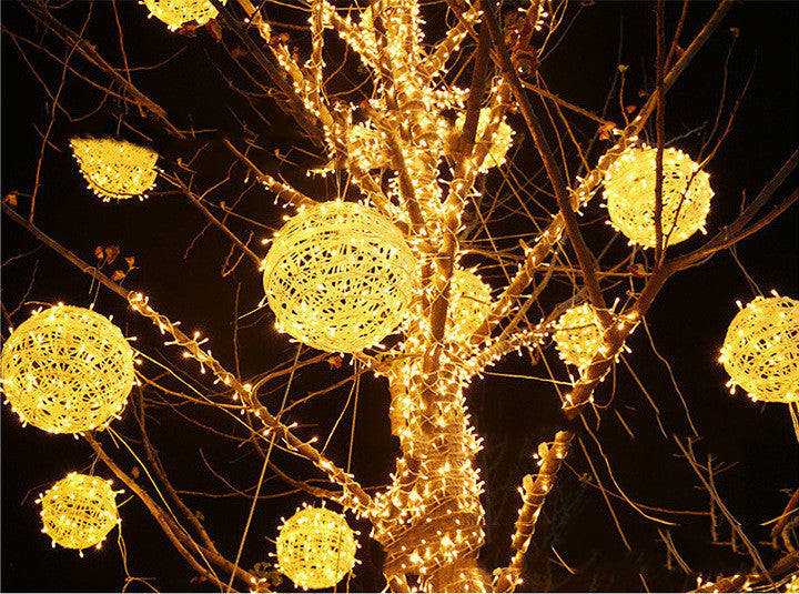 LED Hanging Tree String Ball Lights