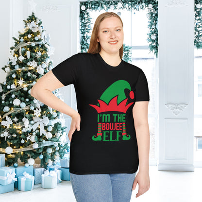 I'm The Boujee Elf Adult T-shirt (Custom Name Available!)