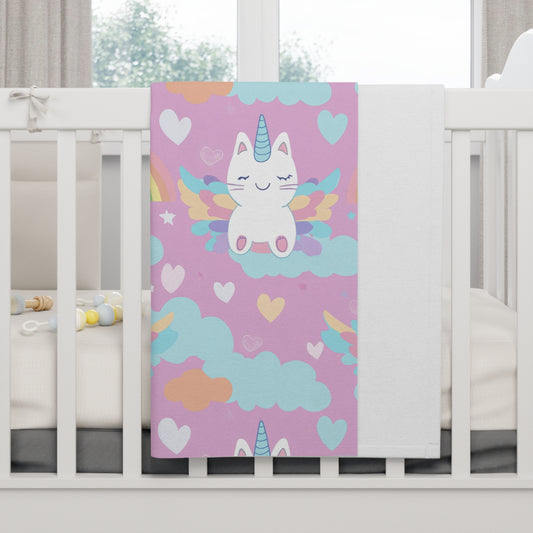 Rainbow Sky Riders Baby Blanket