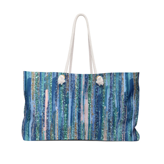 Ocean Drizzle Weekender Bag