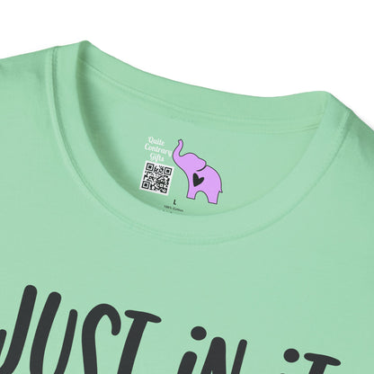 Just In It For The Parking (Wheelchair User) Adult T-shirt