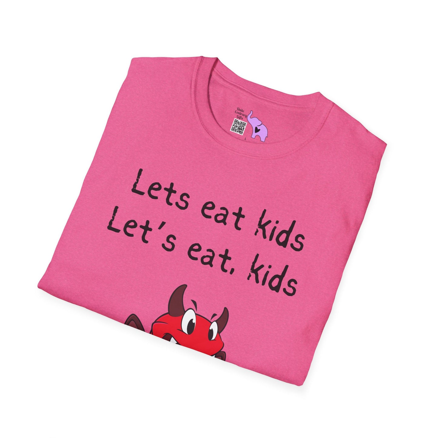 Lets Eat Kids Good Grammar Saves Lives Adult T-shirt
