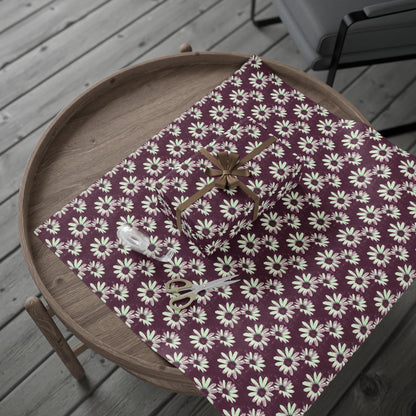 Purple Tide Petals Wrapping Paper