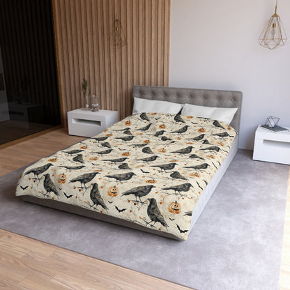 Crow & Gourd Microfiber Duvet Cover