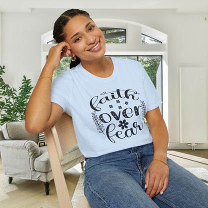 Faith Over Fear Adult T-shirt