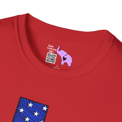Texas American Flag 2 Adult T-shirt