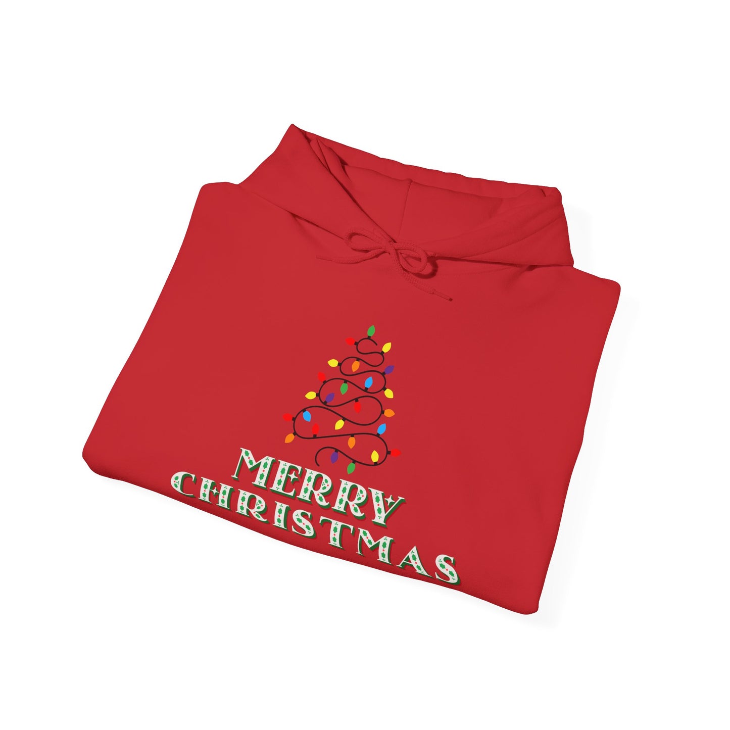 Merry Christmas Adult Heavy Blend™ Hooded Sweatshirt