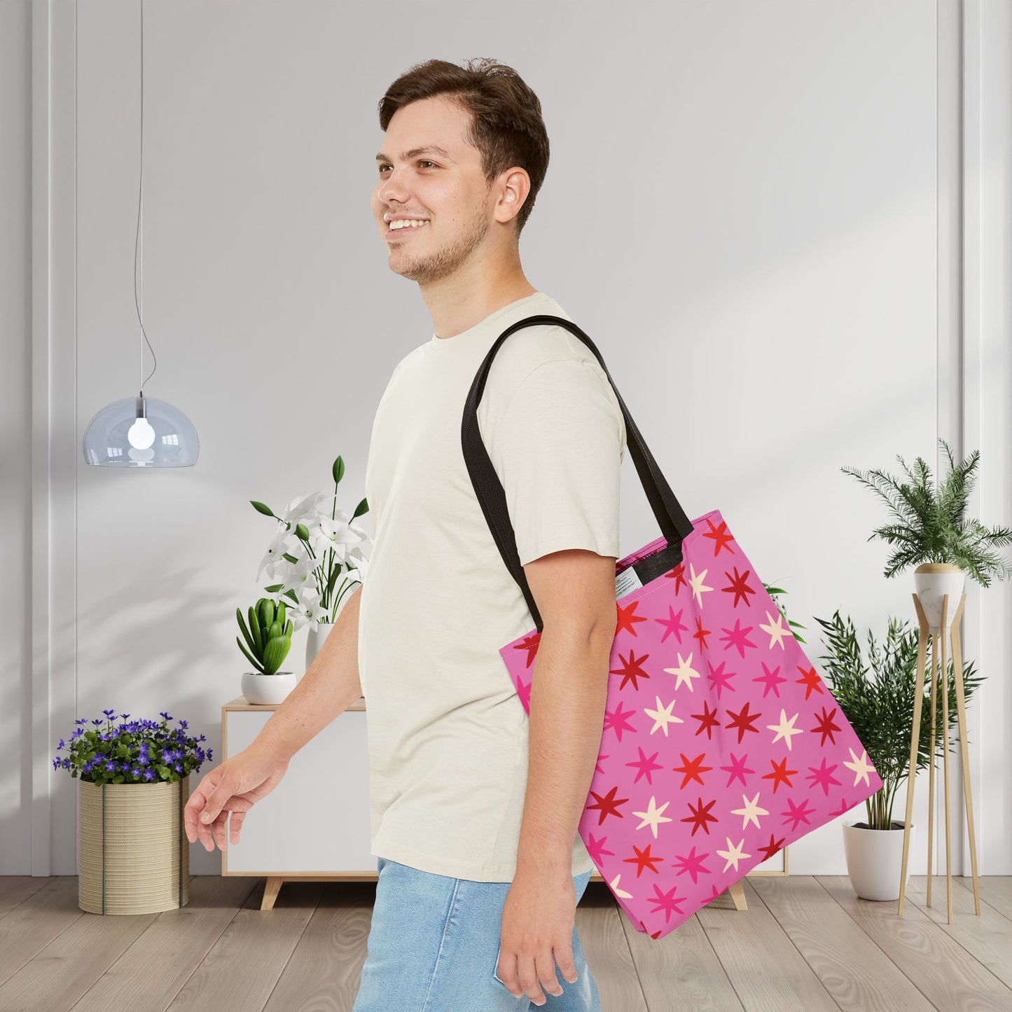 Love Sparks Canvas Tote Bag