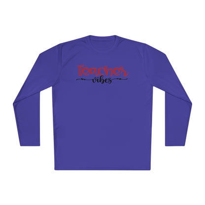 Teacher Vibes Adult Long Sleeve Tee