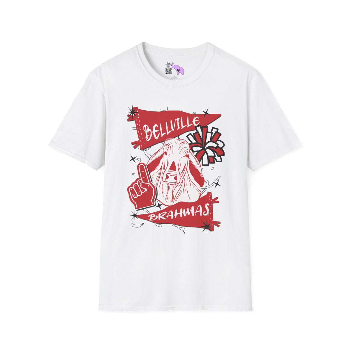 Bellville Brahmas #1 Adult T-shirt