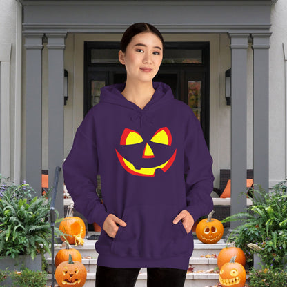 Pumpkin Smile Heavy Blend™ Hooded Sweatshirt