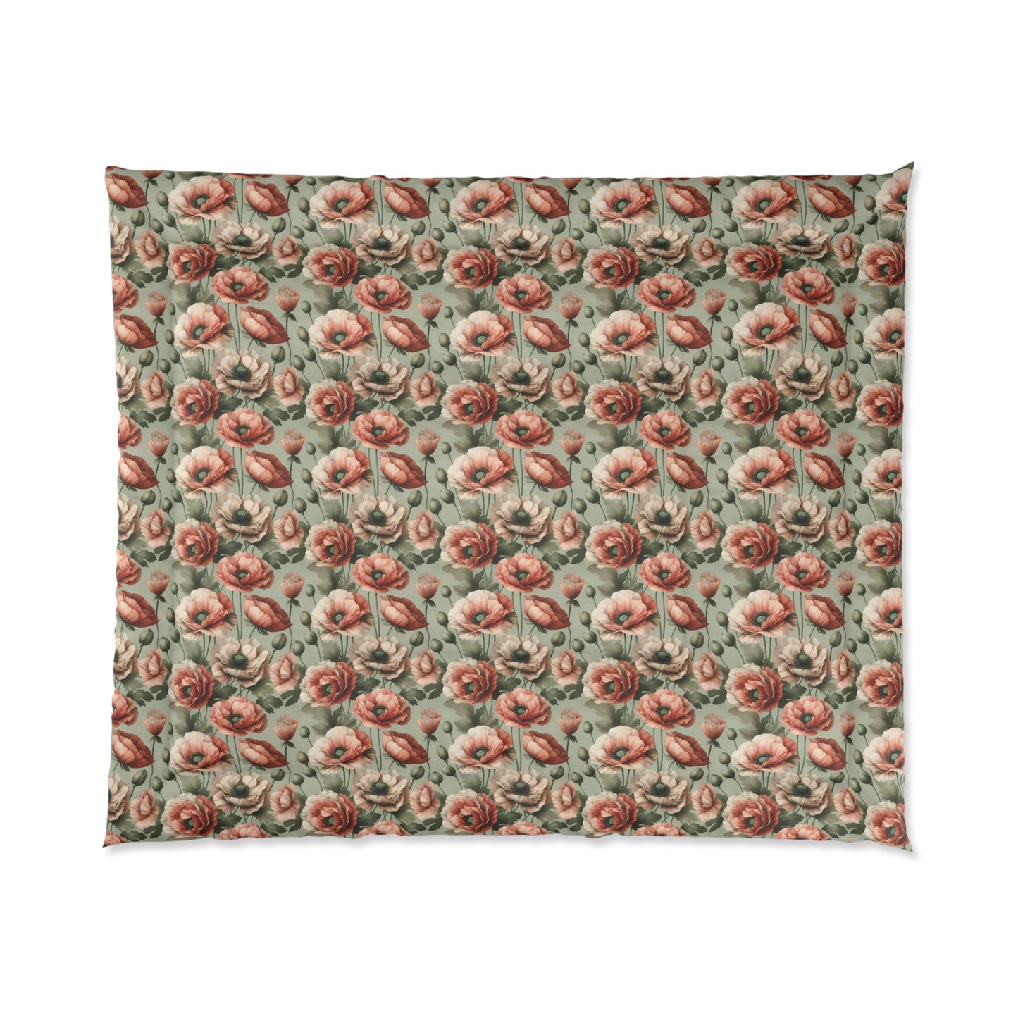 Blushing Poppy Comforter