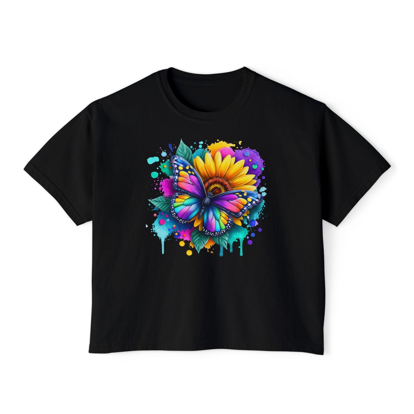 Bloom & Flutter Women's Boxy Tee