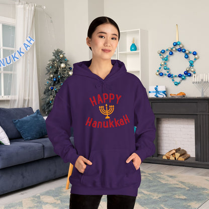 Happy Hanukkah Heavy Blend™ Hooded Sweatshirt