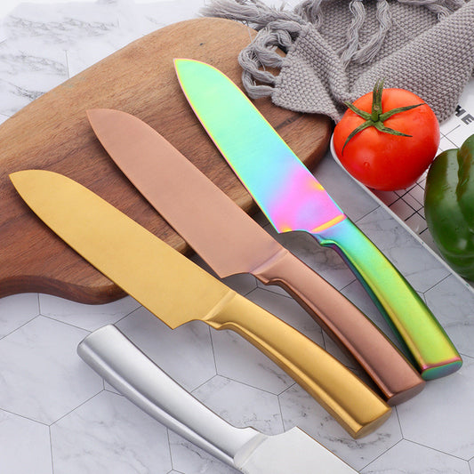 Colorful Solid Steel Chef's Knife