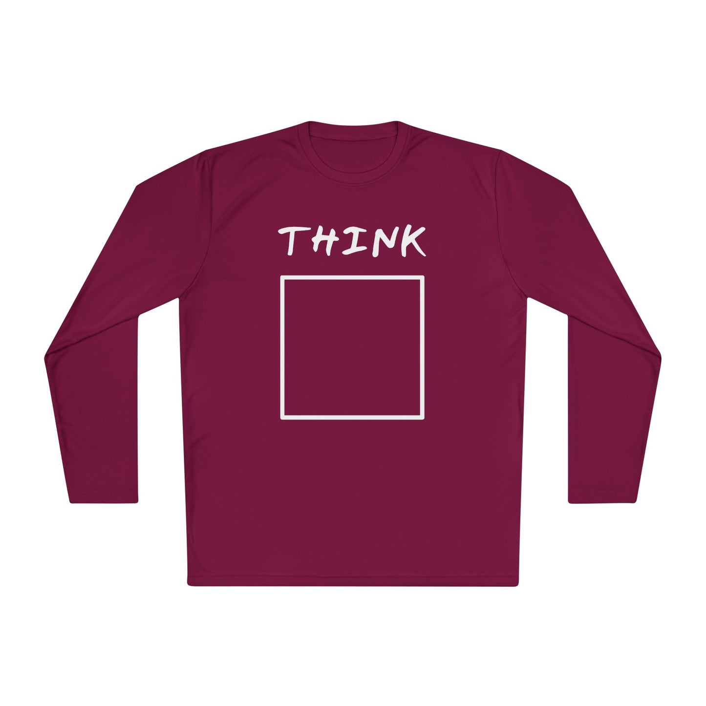 Think (Outside The Box) Adult Long Sleeve Tee