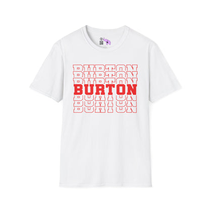 Burton (Stacked) Adult T-shirt