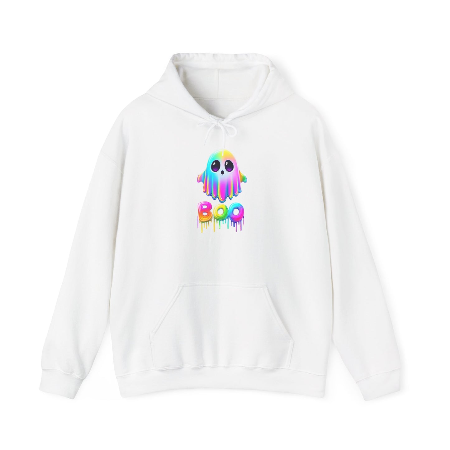 Neon Ghostly Boo Heavy Blend™ Hooded Sweatshirt