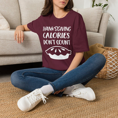 Thanksgiving Calories Don't Count Adult T-shirt