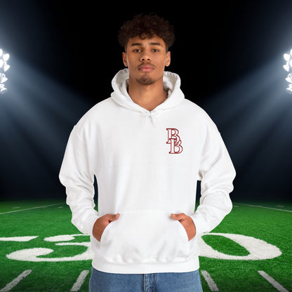 ""Bellville Brahmas Mascot Adult Heavy Blend™ Hooded Sweatshirt