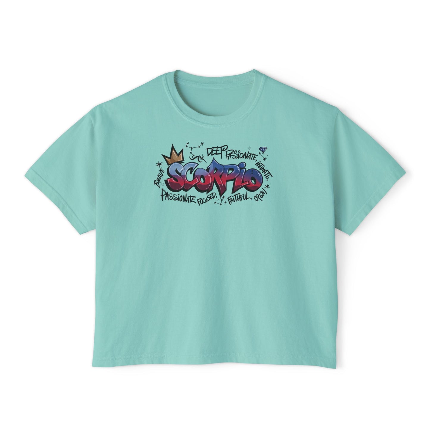 Scorpio Street Art Women's Boxy Tee