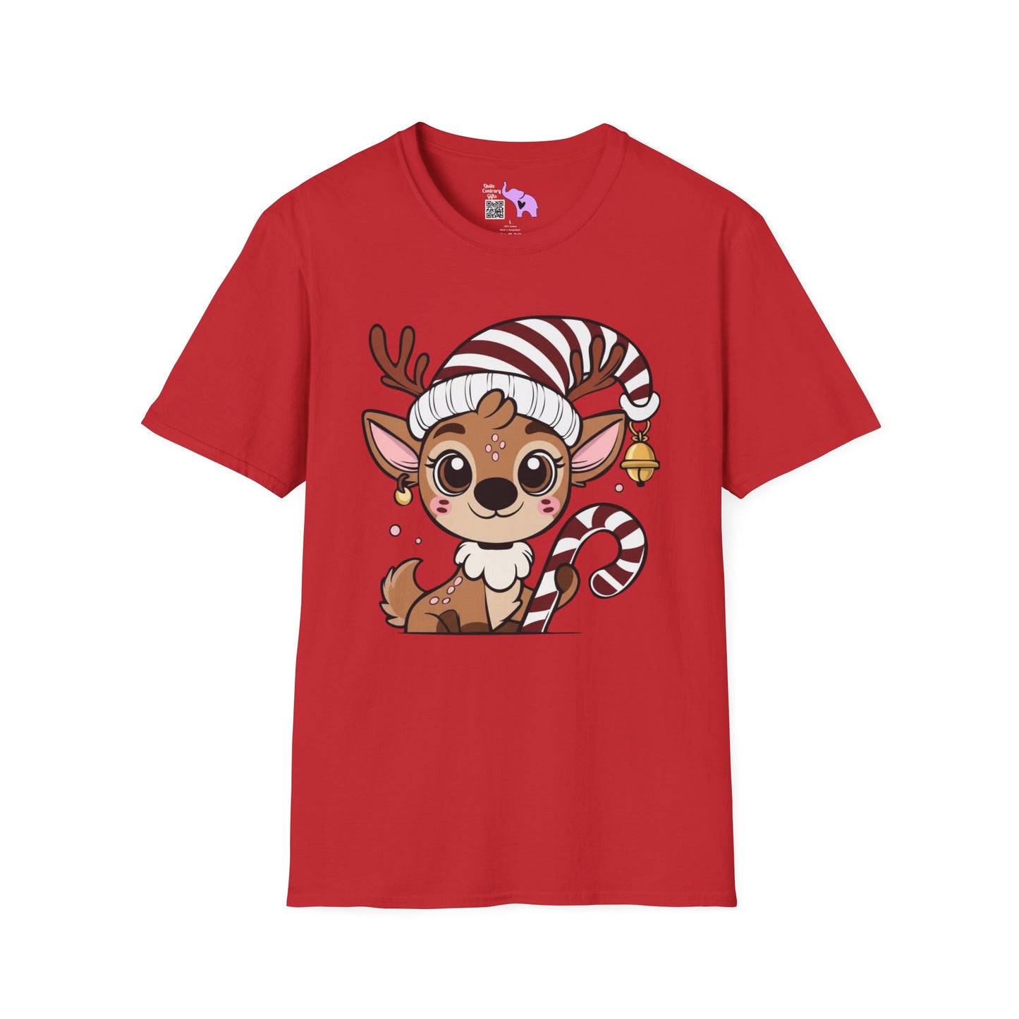 Santa's Little Deer Adult T-shirt